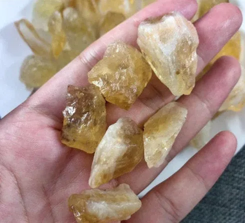 Raw Citrine Crystal - Brazilian Citrine Stone - Citrine Cluster - Raw Citrine Stone - Healing Crystals and Stones - Citrine Stone Treated