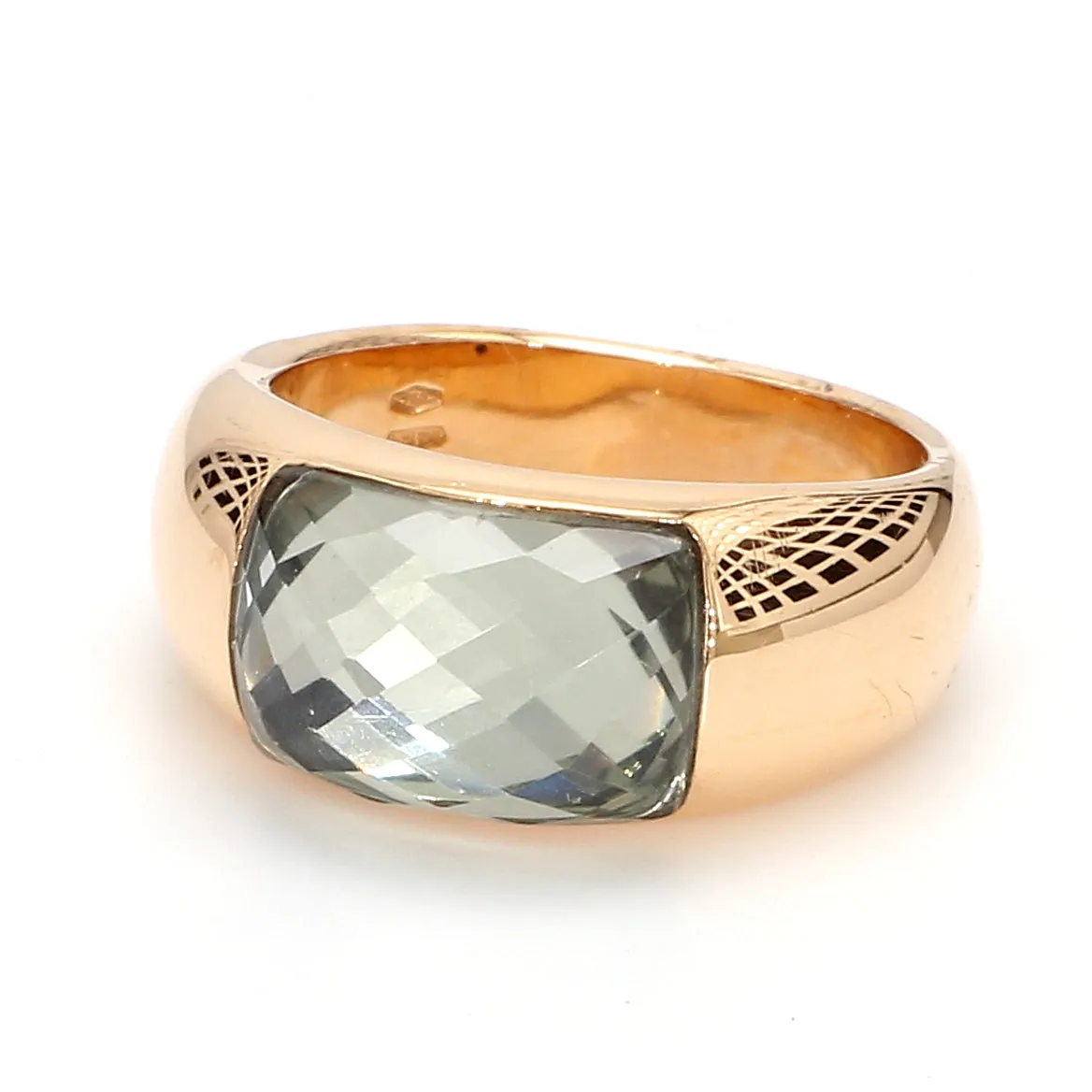Rose-Cut Gemstone Fashion Ring