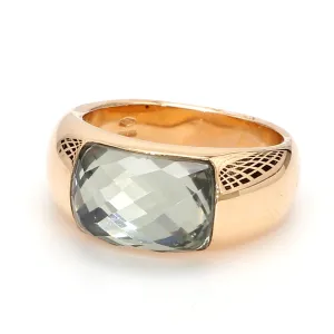 Rose-Cut Gemstone Fashion Ring