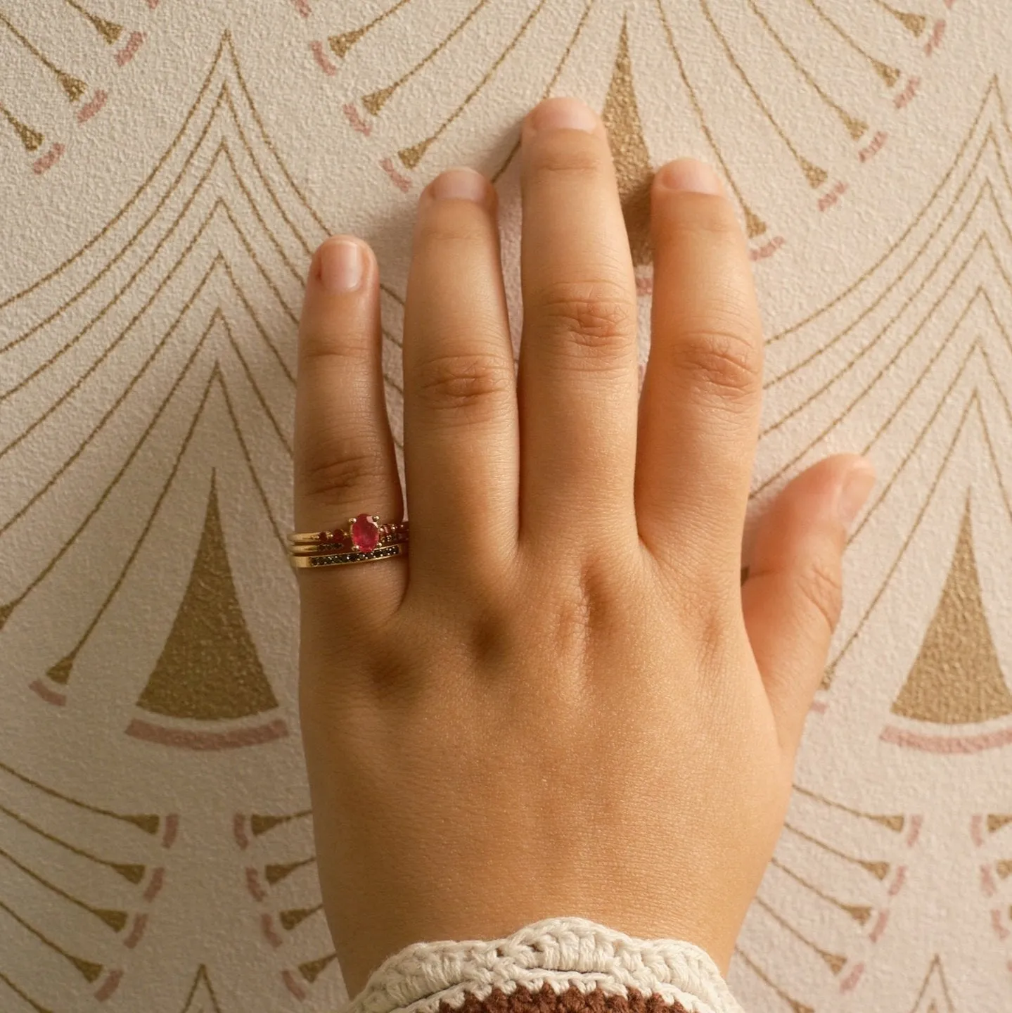 Ruby Pebble Ring (ready to ship option)*