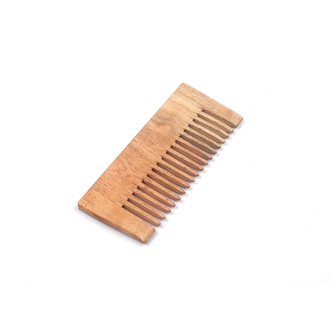 Scrapshala Neem Ayurvedic Comb set | Anti-breakage | 100 % Biodegradable