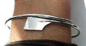 Small Rowing Oar Cuff Bracelet