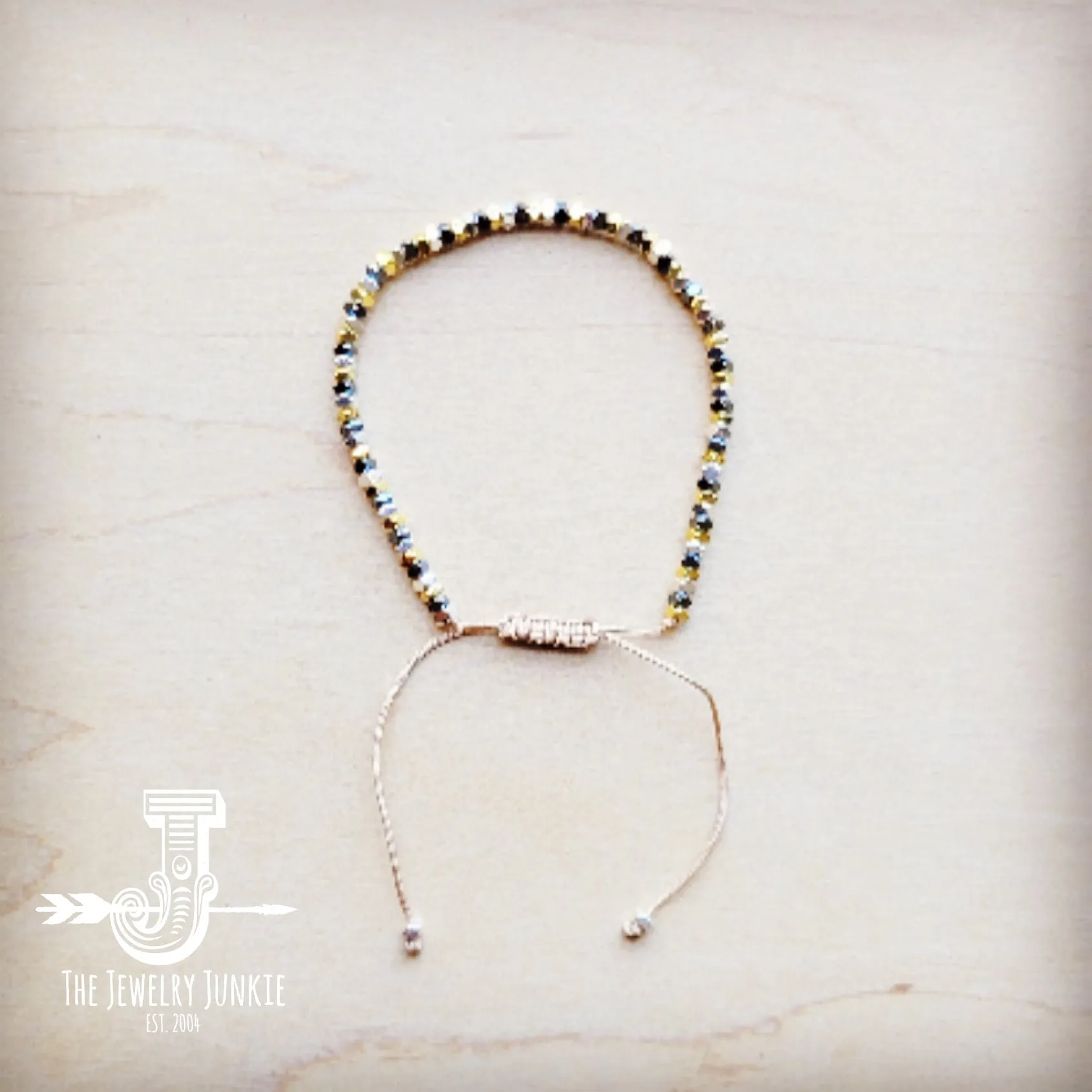 **Stackable Woven Beaded Bracelet in Multi 809x