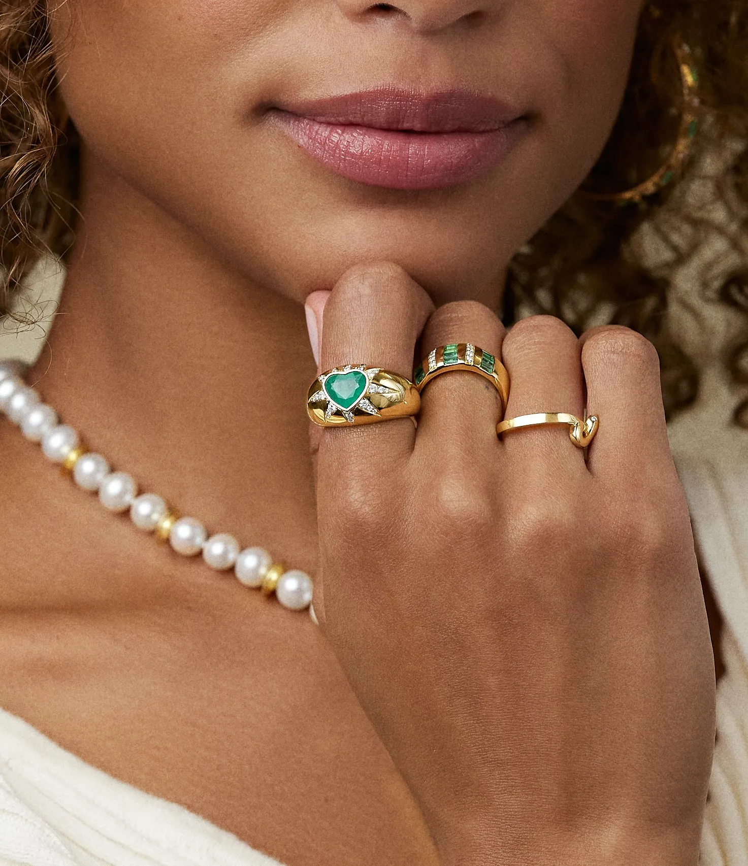 Starburst Heart Ring