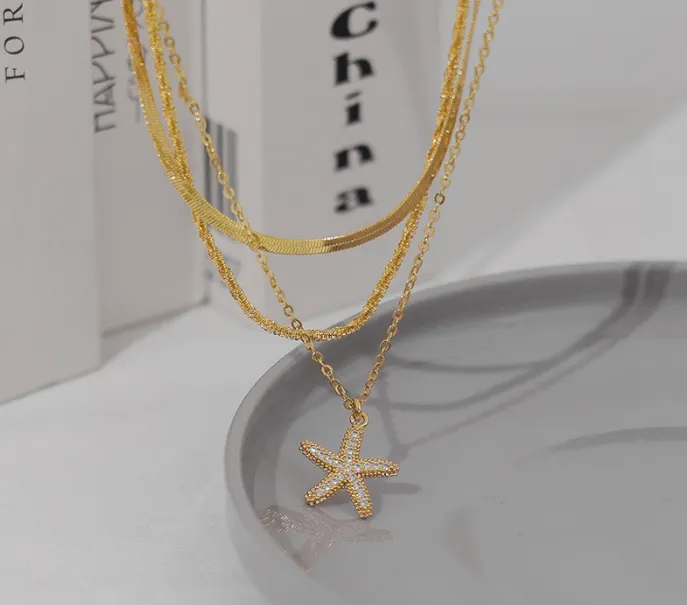 Starfish Pendant Necklace