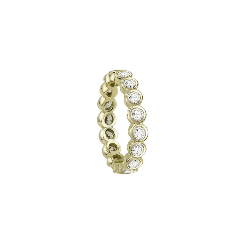 THE BEZEL CUT ETERNITY BAND