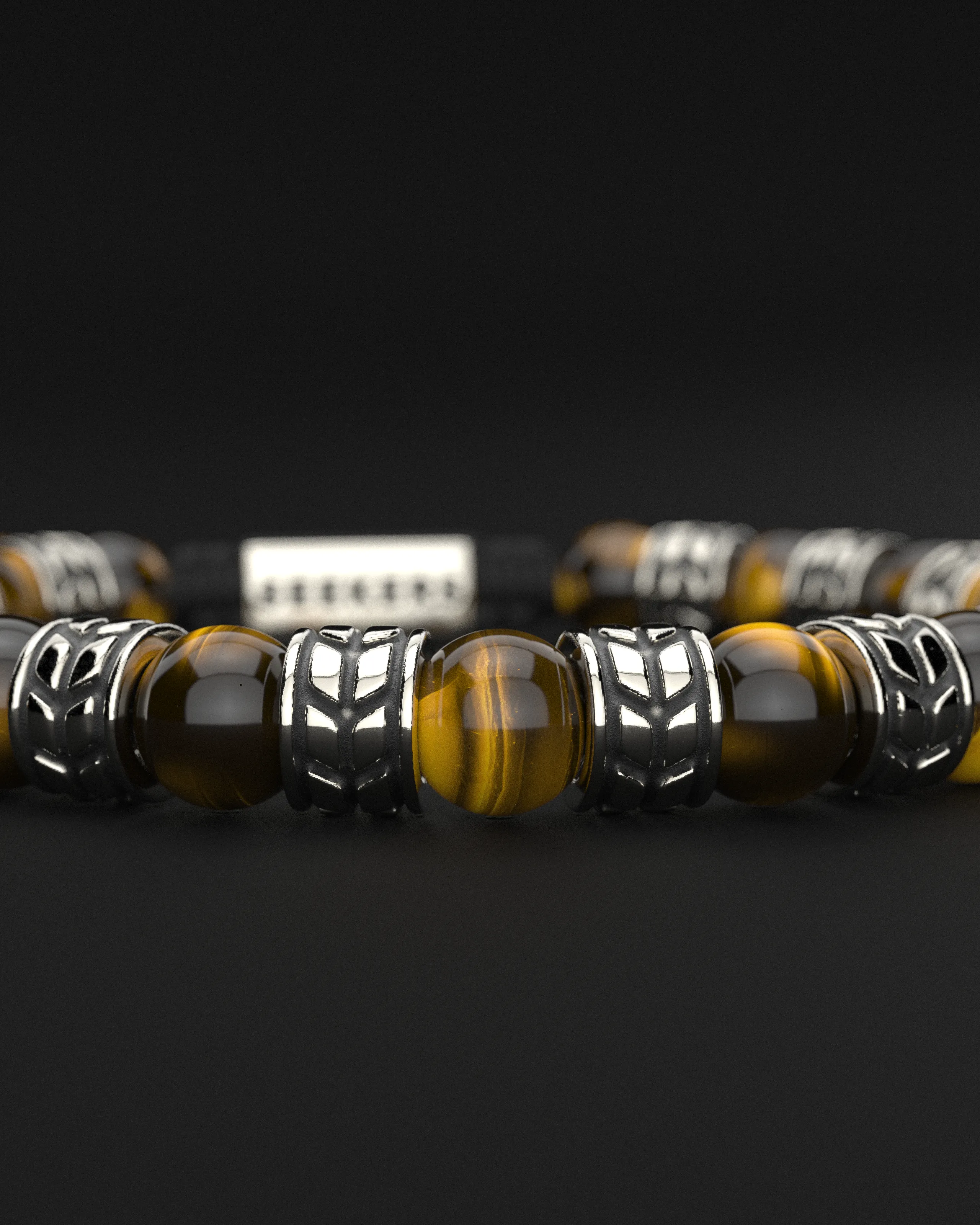 Tiger Eye Bracelet 8mm | Royale by Seekers Men's Jewelry