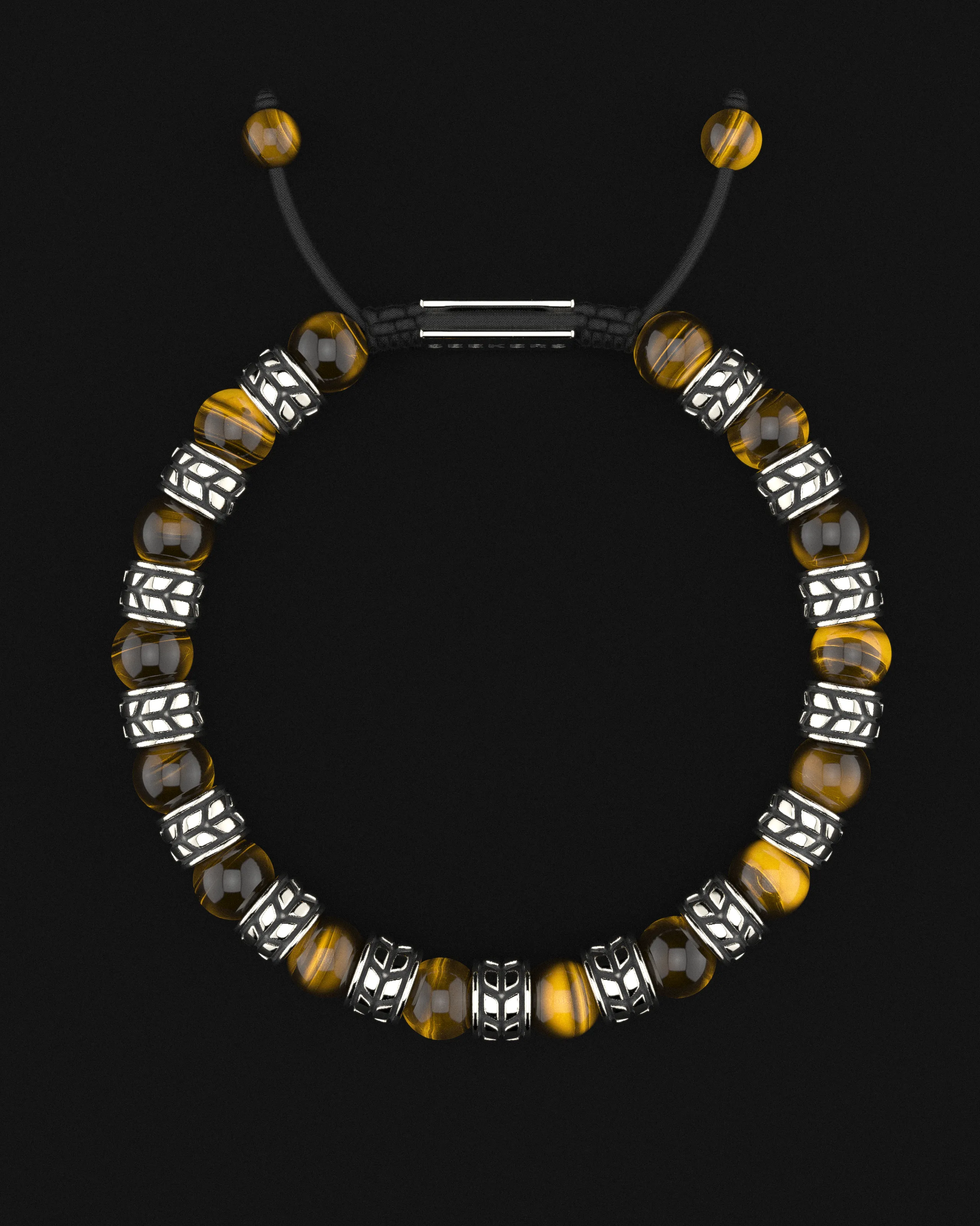 Tiger Eye Bracelet 8mm | Royale by Seekers Men's Jewelry
