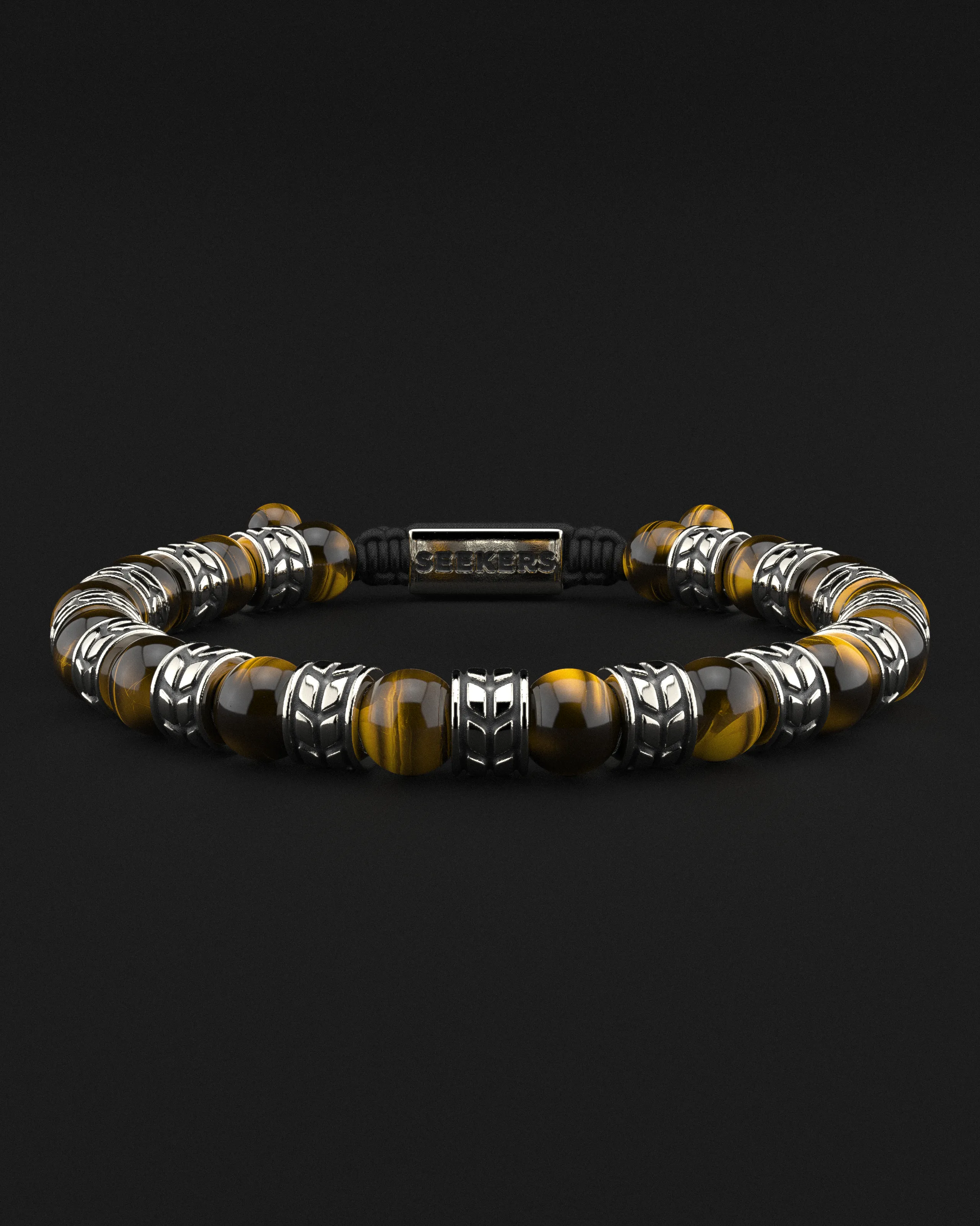 Tiger Eye Bracelet 8mm | Royale by Seekers Men's Jewelry
