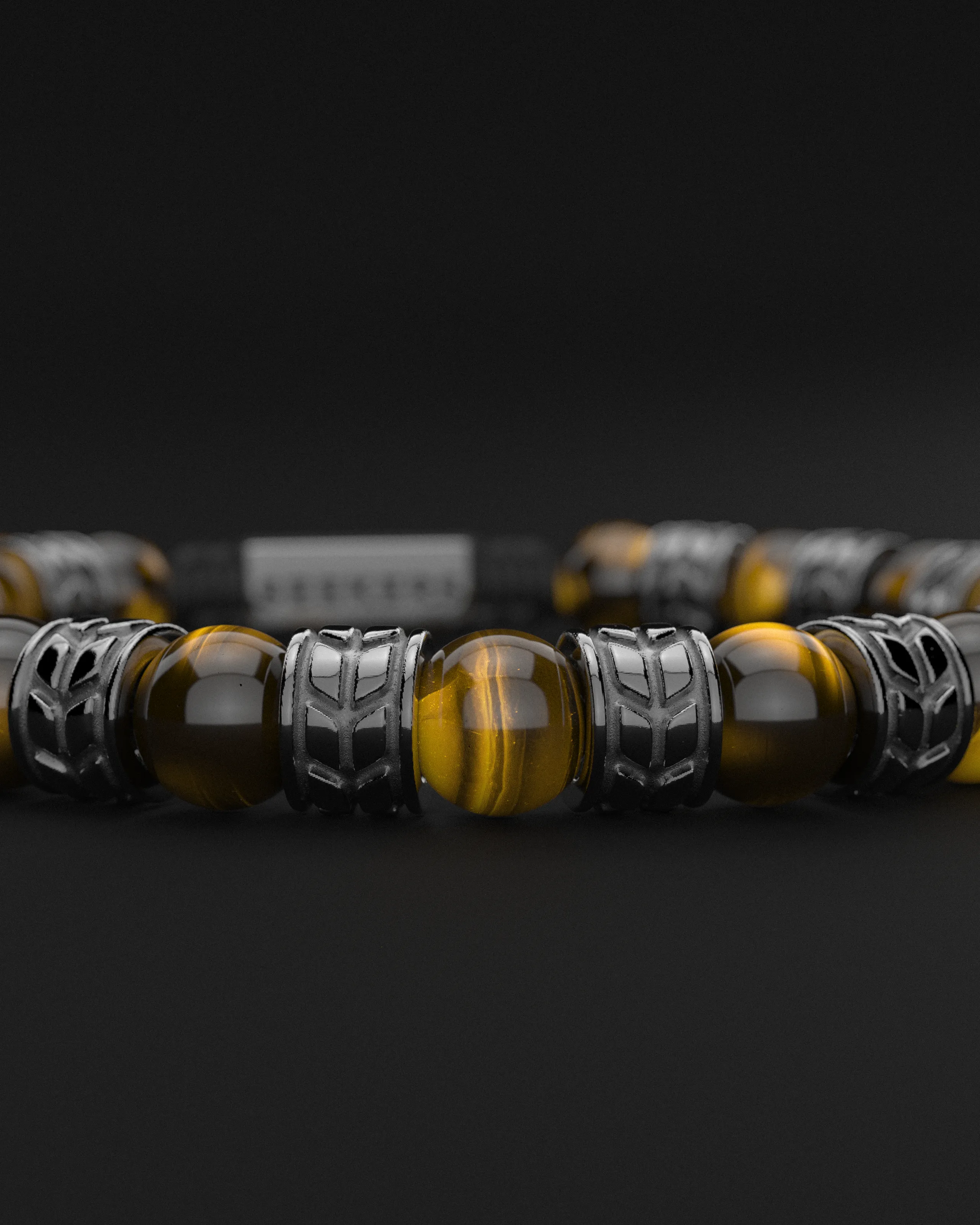 Tiger Eye Bracelet 8mm | Royale by Seekers Men's Jewelry