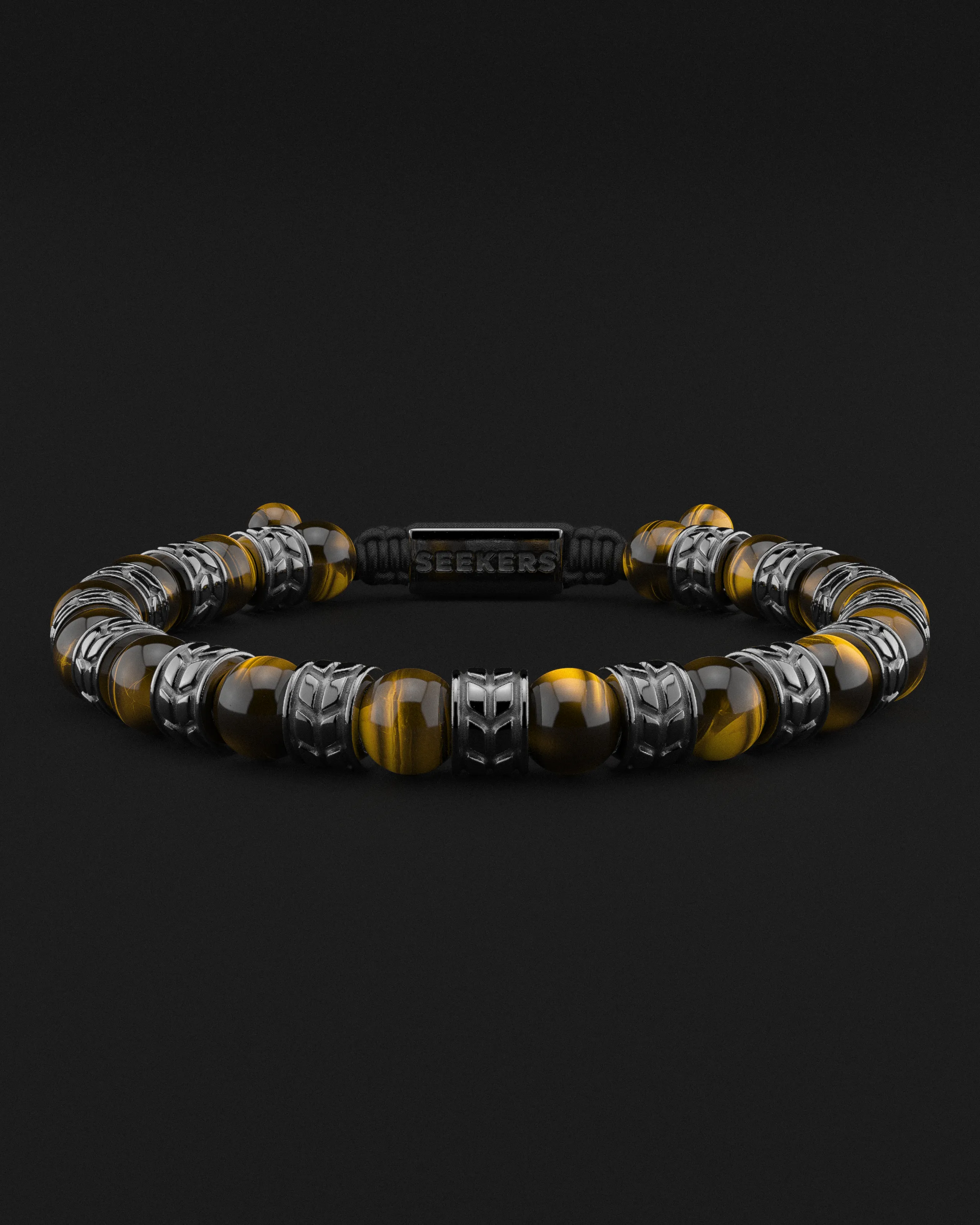 Tiger Eye Bracelet 8mm | Royale by Seekers Men's Jewelry