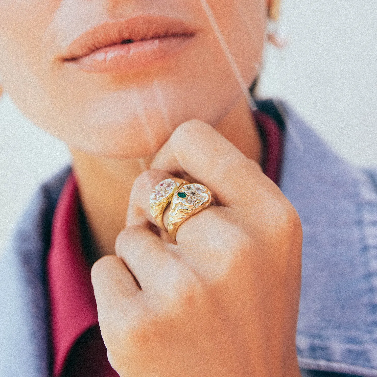 Tilli Cocktail Echtgold Ring