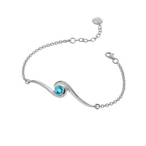 Topaz Wave Bracelet
