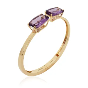TRANSPARENZA Bracelet - Amethyst / YG