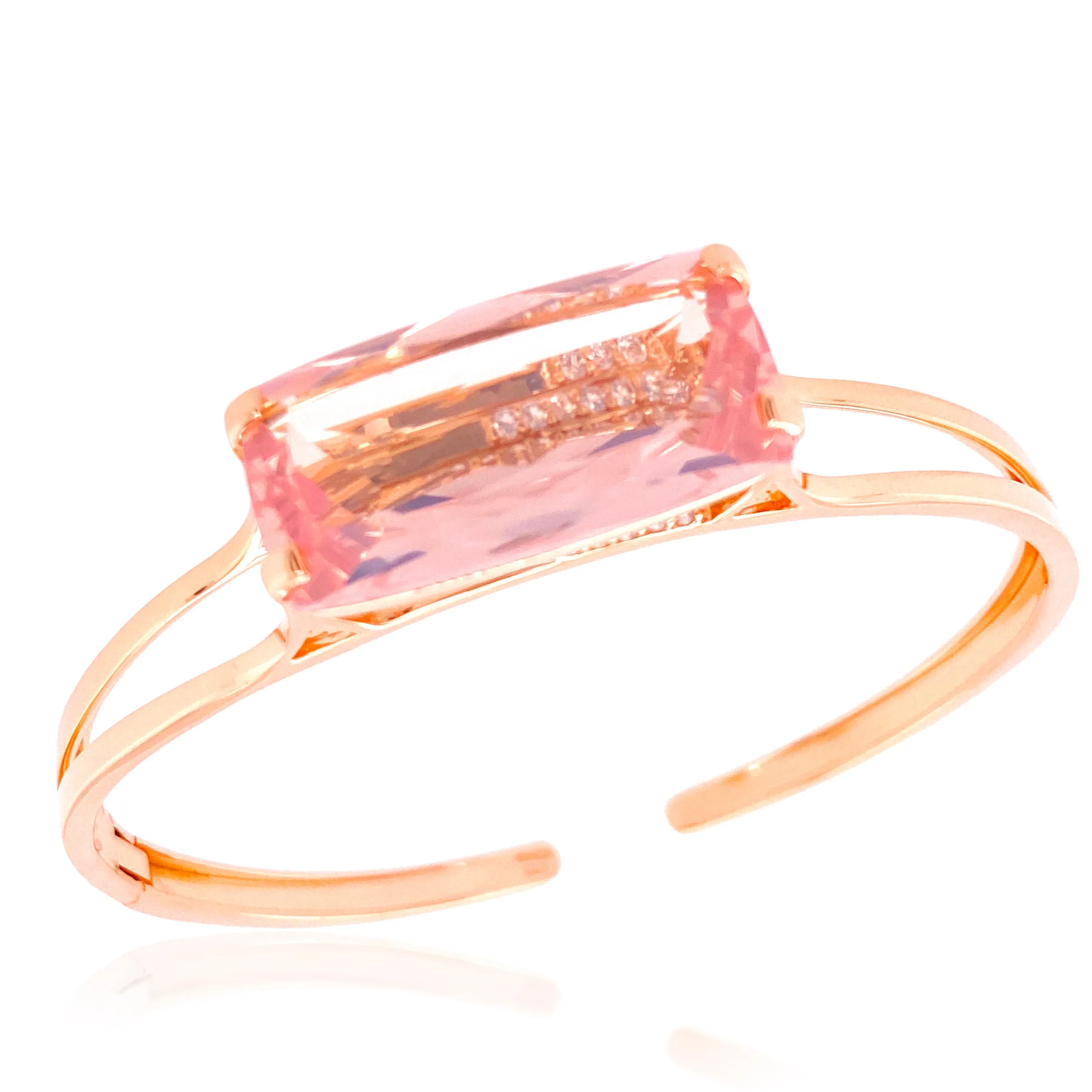 TRANSPARENZA Bracelet - Rose Quartz / RG