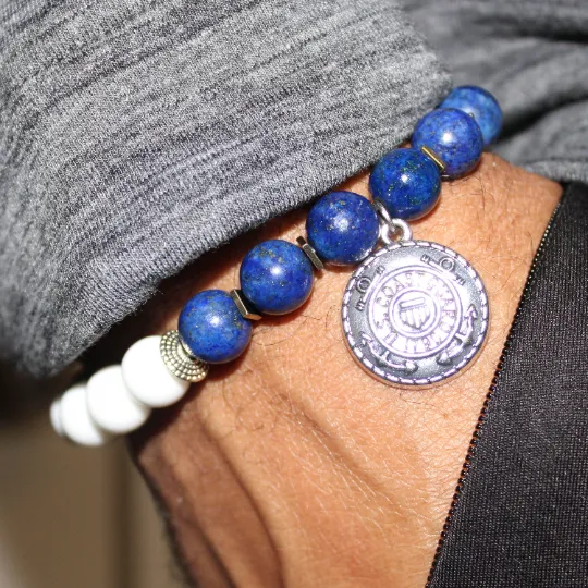 U.S. Coast Guard Bead Bracelet