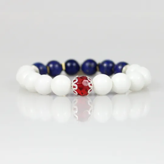 U.S. Coast Guard Bead Bracelet