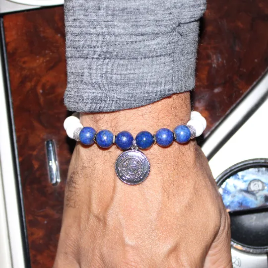 U.S. Coast Guard Bead Bracelet