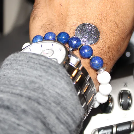 U.S. Coast Guard Bead Bracelet