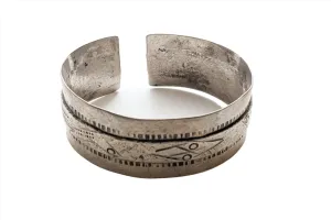 Vintage Silver Berber Tunisian or Egyptian Bracelet