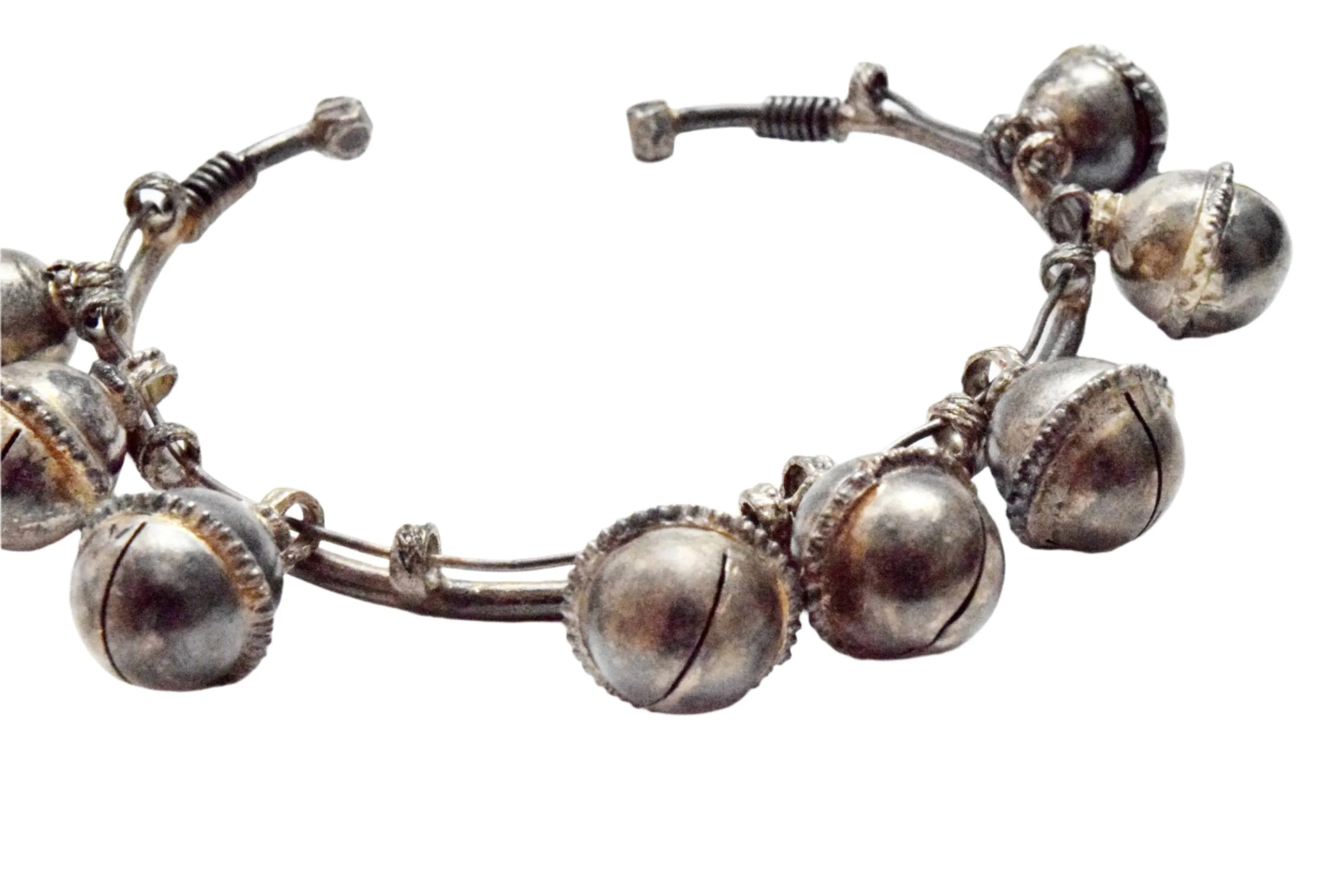 Vintage Silver Matching Pair of Zar Bracelets
