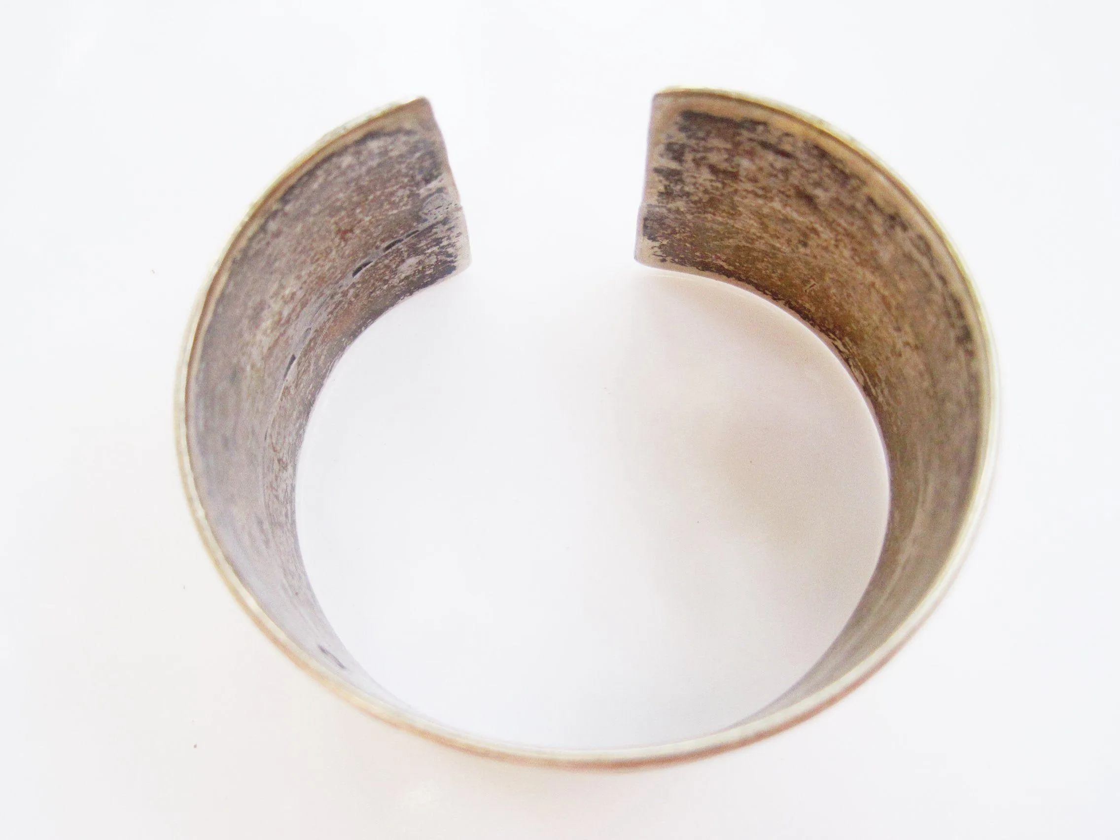 Vintage Tunisian Silver Cuff Bracelet