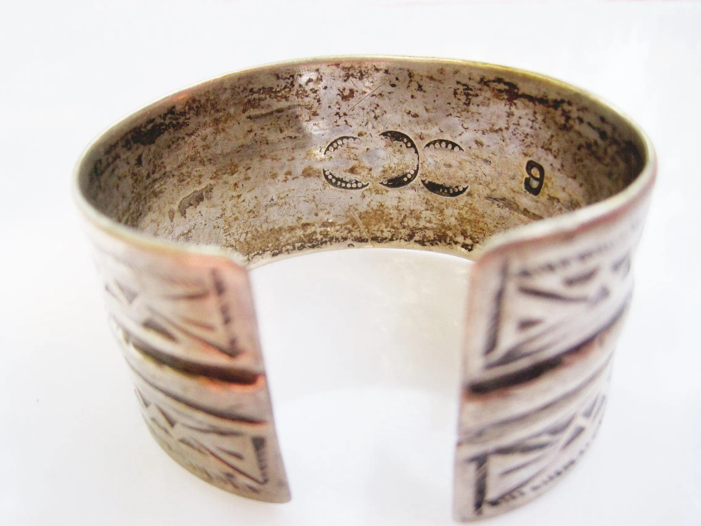 Vintage Tunisian Silver Cuff Bracelet