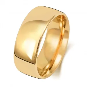 Wedding Band 18K Slight Court 8mm-1.25 Wedding  Ring WQ118L