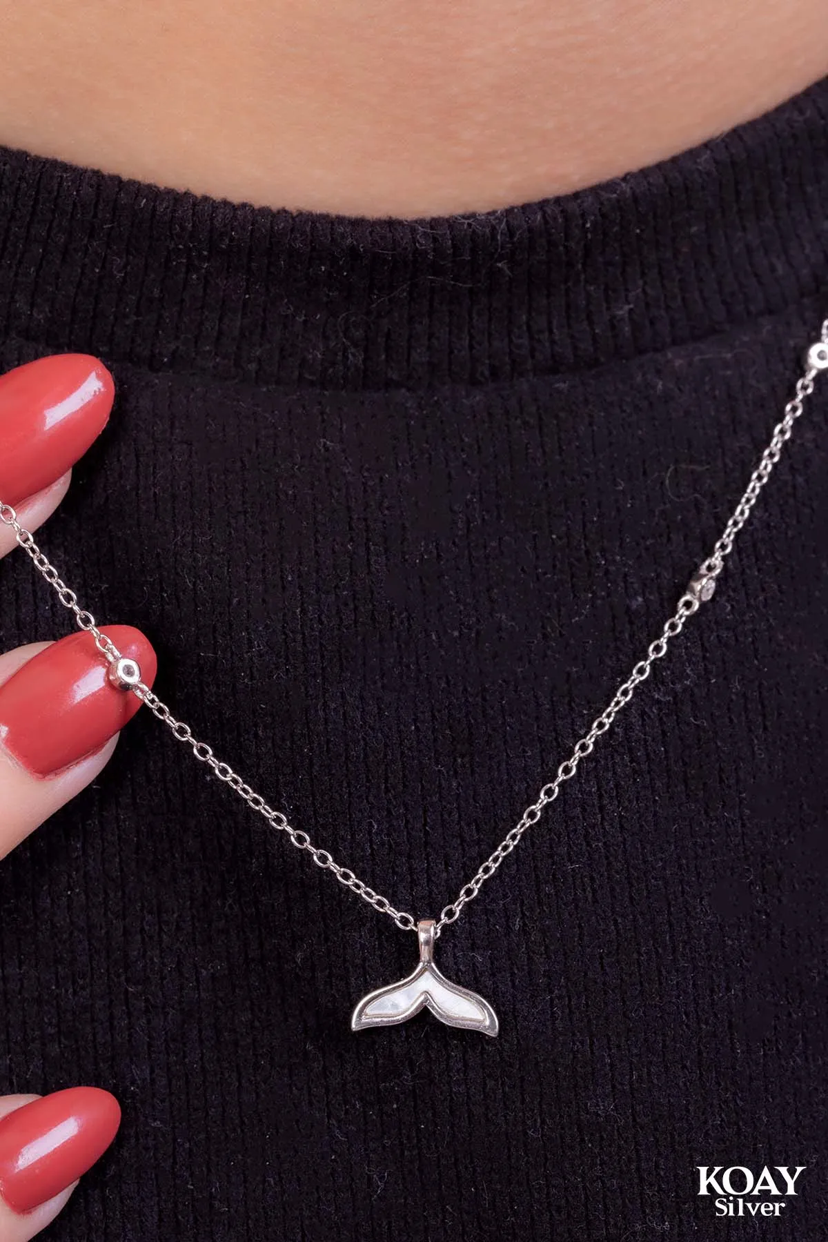 White Mermaid Necklace