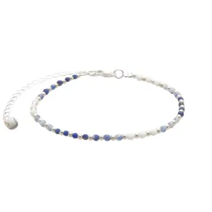 Wisdom 2mm Metal Accent Healing Bracelet