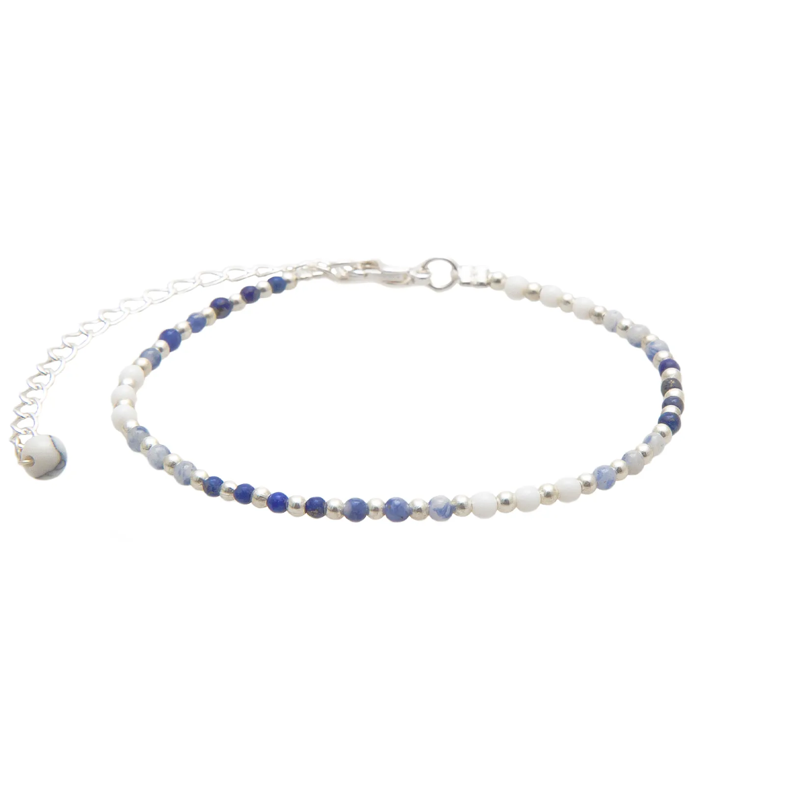 Wisdom 2mm Metal Accent Healing Bracelet
