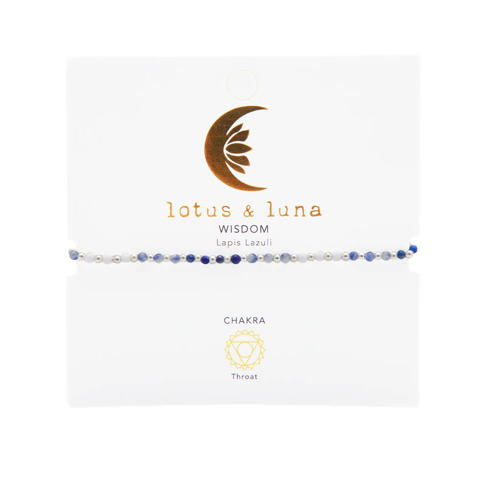 Wisdom 2mm Metal Accent Healing Bracelet