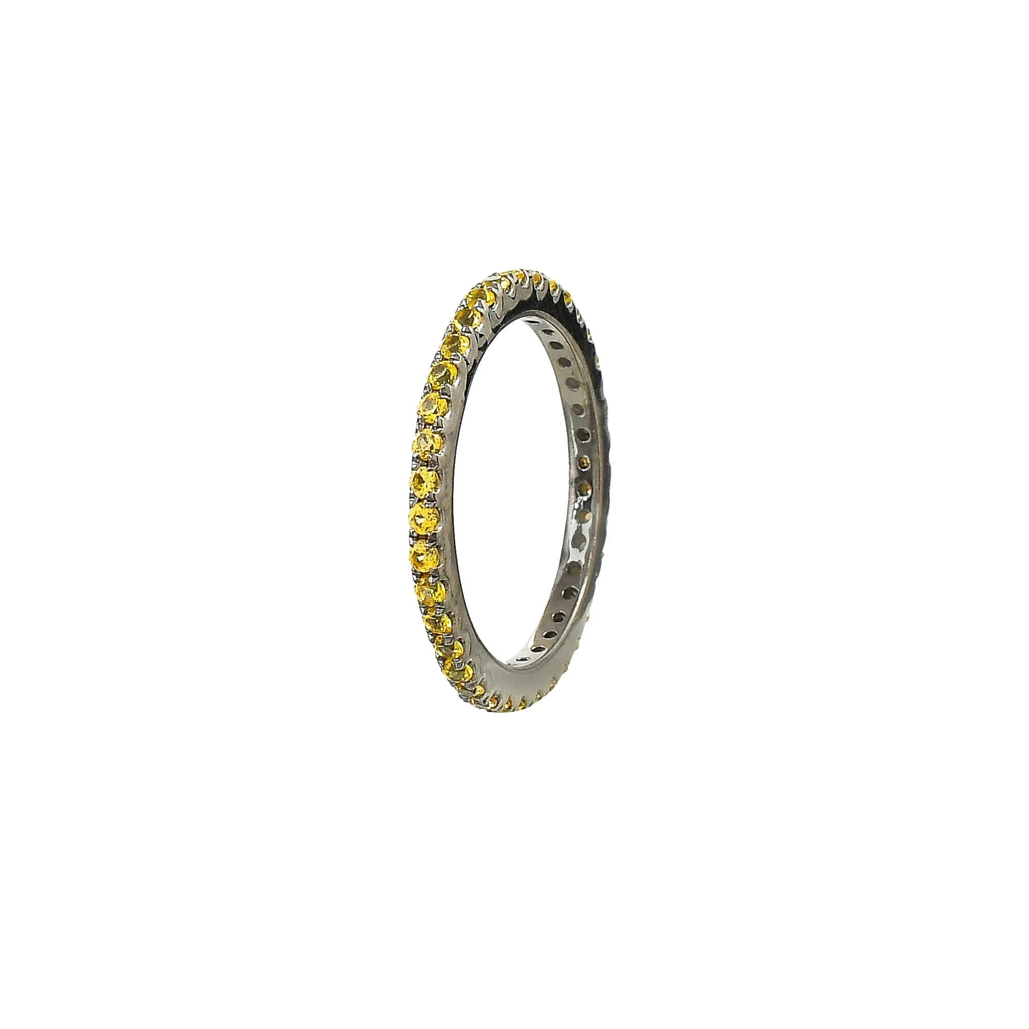 Yellow Sapphire Stackable Ring